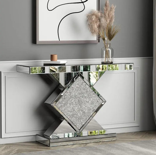 Console miroir losange